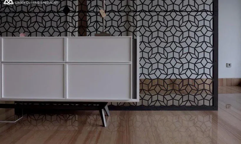partisi laser cutting